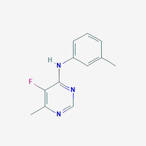 5-Fluoro-6-methyl-N-(3-methylphenyl)pyrimidin-4-amine
