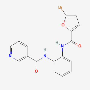 N-(2-(5-bromofuran-2-carboxamido)phenyl)nicotinamide