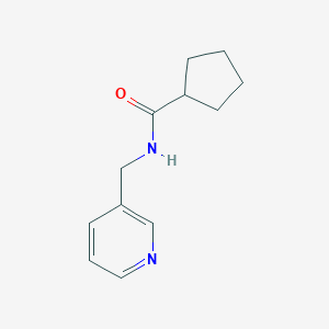molecular formula C12H16N2O B258752 N-(pyridin-3-ylmethyl)cyclopentanecarboxamide 
