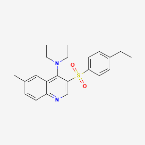N,N-diethyl-3-(4-ethylphenyl)sulfonyl-6-methylquinolin-4-amine