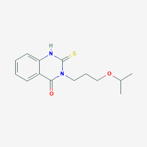 3-(3-isopropoxypropyl)-2-mercaptoquinazolin-4(3H)-one