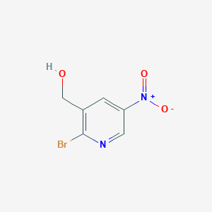 molecular formula C6H5BrN2O3 B2587532 2-Bromo-5-nitropyridine-3-methanol CAS No. 1807212-02-7