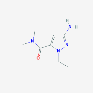 3-amino-1-ethyl-N,N-dimethyl-1H-pyrazole-5-carboxamide