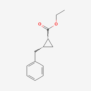 Rel-ethyl (1R,2R)-2-benzylcyclopropane-1-carboxylate