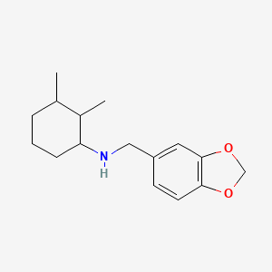 molecular formula C16H23NO2 B2587541 N-(1,3-benzodioxol-5-ylmethyl)-N-(2,3-dimethylcyclohexyl)amine CAS No. 953807-11-9