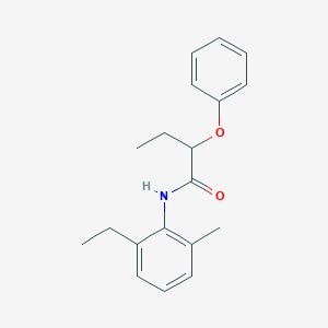 molecular formula C19H23NO2 B258757 N-(2-ethyl-6-methylphenyl)-2-phenoxybutanamide 