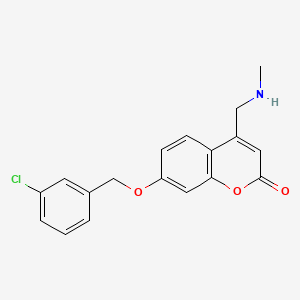 7-[(3-Chlorobenzyl)oxy]-4-[(Methylamino)methyl]-2h-Chromen-2-One