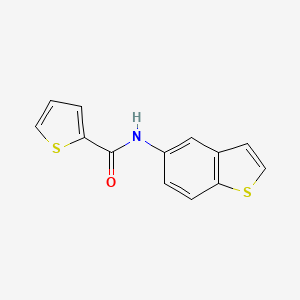 molecular formula C13H9NOS2 B2587594 N-(benzo[b]thiophen-5-yl)thiophene-2-carboxamide CAS No. 477539-71-2