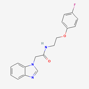 2-(1H-benzo[d]imidazol-1-yl)-N-(2-(4-fluorophenoxy)ethyl)acetamide