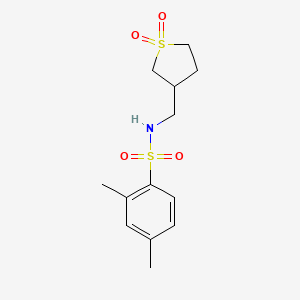 N-((1,1-dioxidotetrahydrothiophen-3-yl)methyl)-2,4-dimethylbenzenesulfonamide