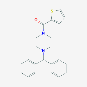 molecular formula C22H22N2OS B258764 1-Benzhydryl-4-(2-thienylcarbonyl)piperazine CAS No. 5530-76-7