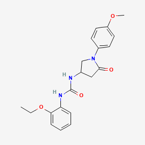 1-(2-Ethoxyphenyl)-3-[1-(4-methoxyphenyl)-5-oxopyrrolidin-3-yl]urea