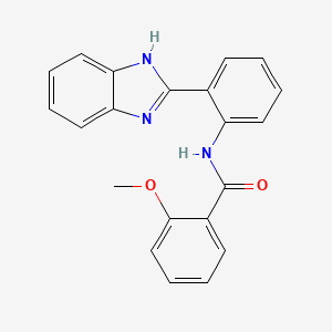 N-[2-(1H-1,3-benzodiazol-2-yl)phenyl]-2-methoxybenzamide