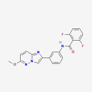 2,6-difluoro-N-(3-(6-methoxyimidazo[1,2-b]pyridazin-2-yl)phenyl)benzamide