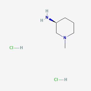 molecular formula C6H16Cl2N2 B2587757 (S)-3-Amino-1-methyl-piperidine dihydrochloride CAS No. 1157849-50-7; 1157849-51-8; 894808-73-2
