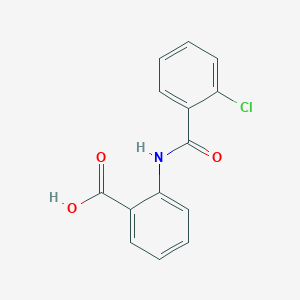 molecular formula C14H10ClNO3 B2587759 2-[(2-Chlorobenzoyl)amino]benzoic acid CAS No. 31408-56-7