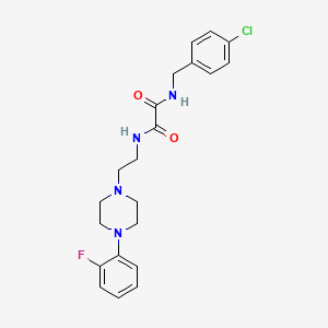 N1-(4-chlorobenzyl)-N2-(2-(4-(2-fluorophenyl)piperazin-1-yl)ethyl)oxalamide