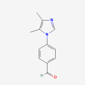 4-(4,5-dimethyl-1H-imidazol-1-yl)benzaldehyde