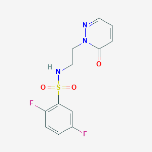2,5-difluoro-N-(2-(6-oxopyridazin-1(6H)-yl)ethyl)benzenesulfonamide