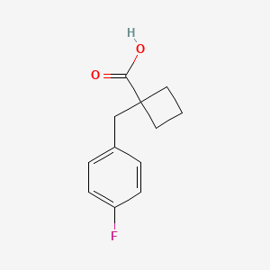 1-(4-Fluorobenzyl)cyclobutanecarboxylic acid