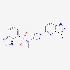 N-methyl-N-(1-(3-methyl-[1,2,4]triazolo[4,3-b]pyridazin-6-yl)azetidin-3-yl)benzo[c][1,2,5]thiadiazole-4-sulfonamide