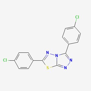 3,6-Bis(4-chlorophenyl)-[1,2,4]triazolo[3,4-b][1,3,4]thiadiazole
