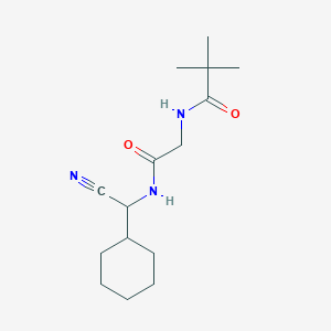 N-[2-[[Cyano(cyclohexyl)methyl]amino]-2-oxoethyl]-2,2-dimethylpropanamide