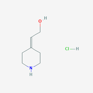 2-(Piperidin-4-ylidene)ethan-1-ol hydrochloride