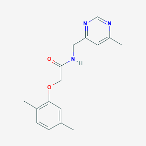 2-(2,5-dimethylphenoxy)-N-((6-methylpyrimidin-4-yl)methyl)acetamide