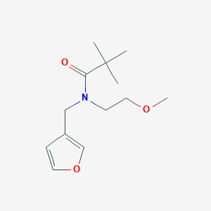 N-(furan-3-ylmethyl)-N-(2-methoxyethyl)pivalamide