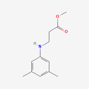 molecular formula C12H17NO2 B2588012 Methyl 3-(3,5-dimethylanilino)propanoate CAS No. 54281-82-2