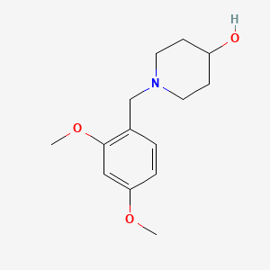 1-[(2,4-Dimethoxyphenyl)methyl]piperidin-4-ol