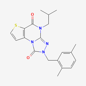 2-(2,5-dimethylbenzyl)-4-isobutylthieno[2,3-e][1,2,4]triazolo[4,3-a]pyrimidine-1,5(2H,4H)-dione