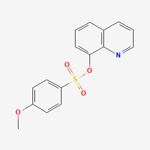 Quinolin-8-yl 4-methoxybenzenesulfonate