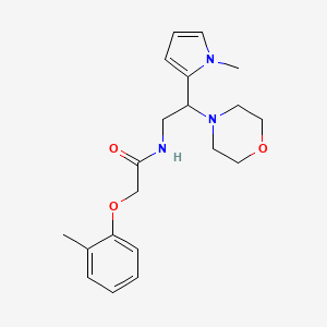 N-(2-(1-methyl-1H-pyrrol-2-yl)-2-morpholinoethyl)-2-(o-tolyloxy)acetamide