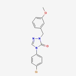 4-(4-bromophenyl)-2-(3-methoxybenzyl)-2,4-dihydro-3H-1,2,4-triazol-3-one