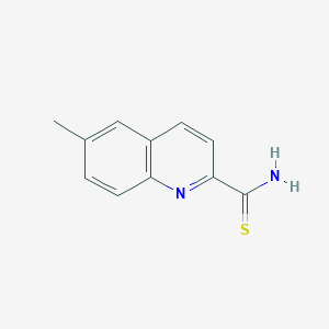 molecular formula C11H10N2S B2588093 6-Methylquinoline-2-carbothioamide CAS No. 938006-80-5