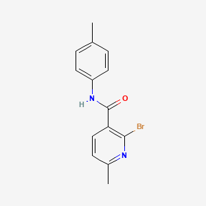 2-bromo-6-methyl-N-(4-methylphenyl)pyridine-3-carboxamide