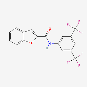 N-[3,5-bis(trifluoromethyl)phenyl]-1-benzofuran-2-carboxamide