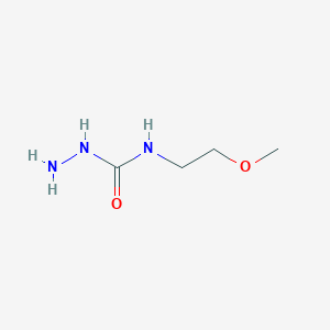 molecular formula C4H11N3O2 B2588138 1-Amino-3-(2-methoxyethyl)urea CAS No. 208396-71-8