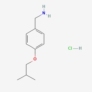 molecular formula C11H18ClNO B2588167 (4-Isobutoxyphenyl)methanamine hydrochloride CAS No. 37806-44-3