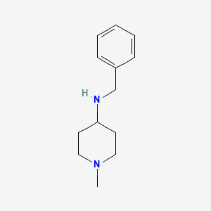 molecular formula C13H20N2 B2588172 N-benzyl-1-methylpiperidin-4-amine CAS No. 194538-07-3; 76167-62-9