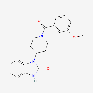 1-(1-(3-methoxybenzoyl)piperidin-4-yl)-1H-benzo[d]imidazol-2(3H)-one