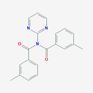 molecular formula C20H17N3O2 B258820 3-methyl-N-(3-methylbenzoyl)-N-(2-pyrimidinyl)benzamide 