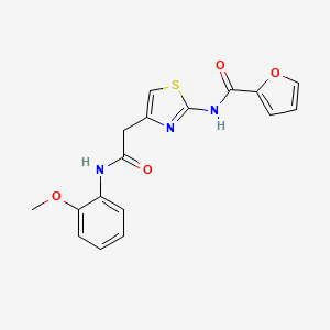 N-(4-{[(2-methoxyphenyl)carbamoyl]methyl}-1,3-thiazol-2-yl)furan-2-carboxamide