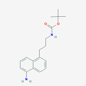 tert-Butyl (3-(5-aminonaphthalen-1-yl)propyl)carbamate