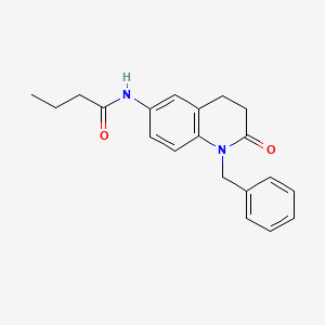 N-(1-benzyl-2-oxo-1,2,3,4-tetrahydroquinolin-6-yl)butanamide
