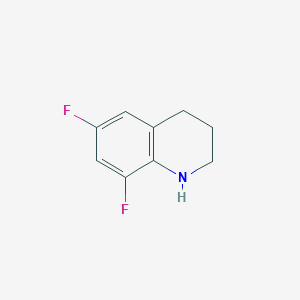 molecular formula C9H9F2N B2588298 6,8-Difluoro-1,2,3,4-tetrahydroquinoline CAS No. 926218-72-6