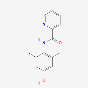 molecular formula C14H14N2O2 B2588327 N-(4-羟基-2,6-二甲基苯基)吡啶-2-甲酰胺 CAS No. 247061-05-8