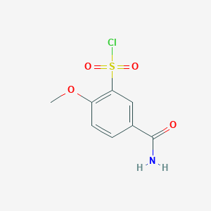 5-Carbamoyl-2-methoxybenzenesulfonyl chloride